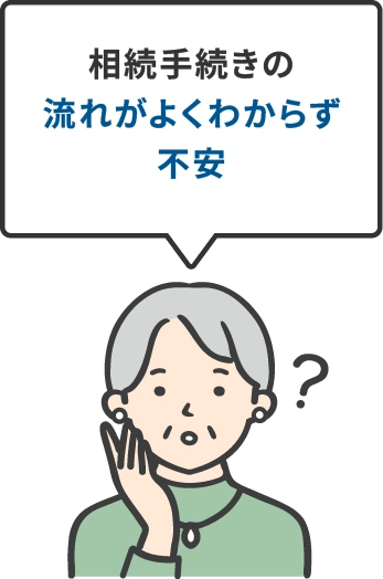 相続手続きの流れがよくわからず不安